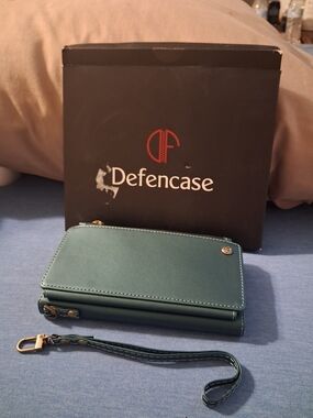 NEW Defencase Pixel 9 Pro XL RFID Wallet Case Blue Green